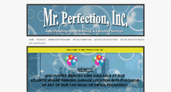 Desktop Screenshot of mrperfectionautodetailing.com
