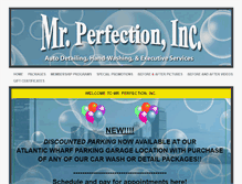 Tablet Screenshot of mrperfectionautodetailing.com